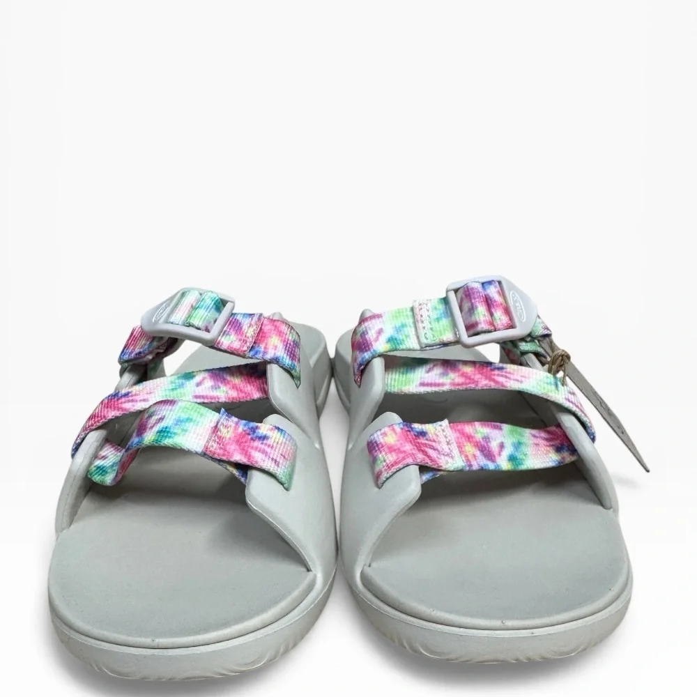NWT Chaco Kids Chillos Slides Tie Dye Adjustable Sport Sandals Size US 6 - Picture 5 of 10